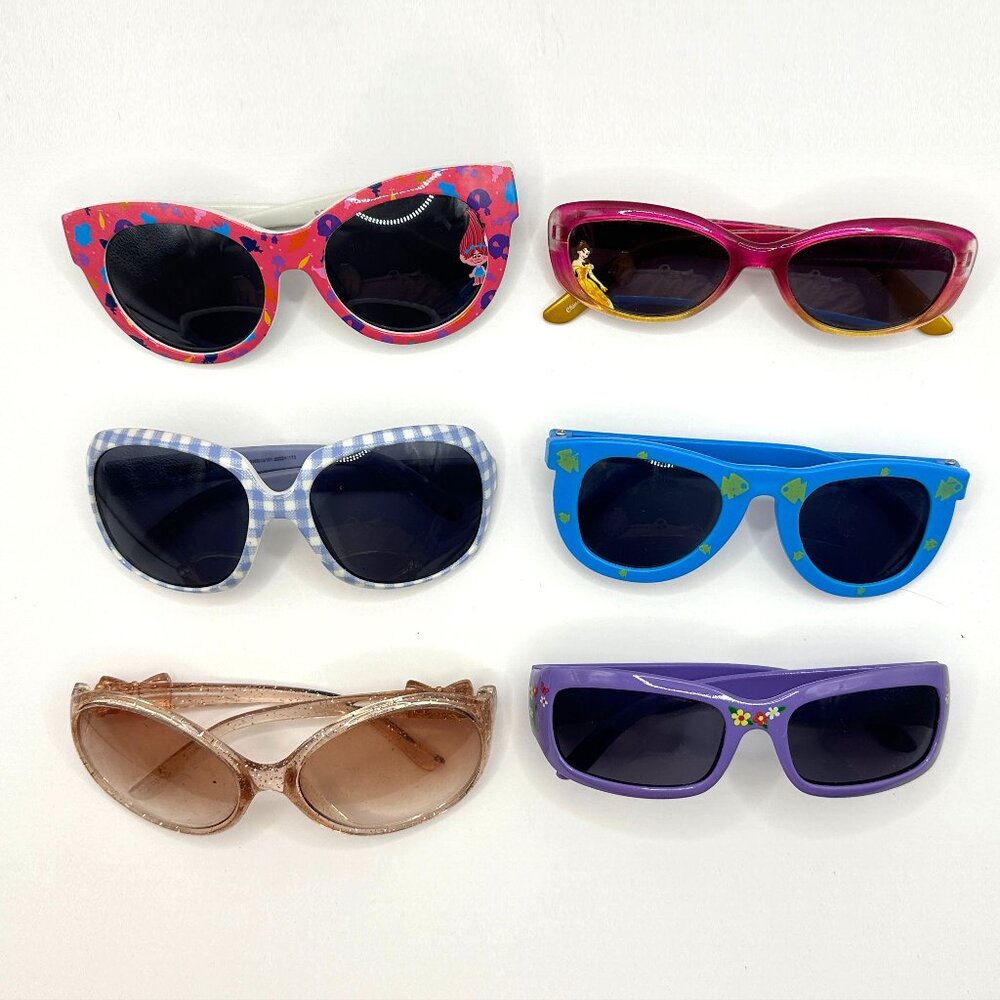 Lot of 6 Pairs Kids' Sunglasses - Varying Styles